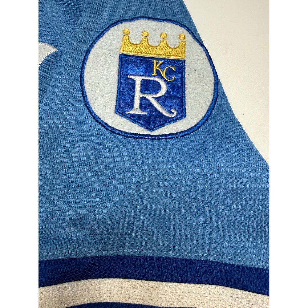 Mitchell & Ness Bo Jackson Kansas City Royals Jersey 16 Powder Blue Mens M - Picture 6 of 14